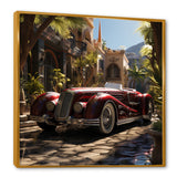 Expressionist Vintage Car Spirit - Car Vintage Canvas Wall Art