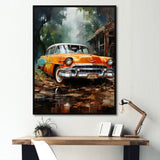 Symbolic Vintage Car Charm - Car Vintage Canvas Wall Art