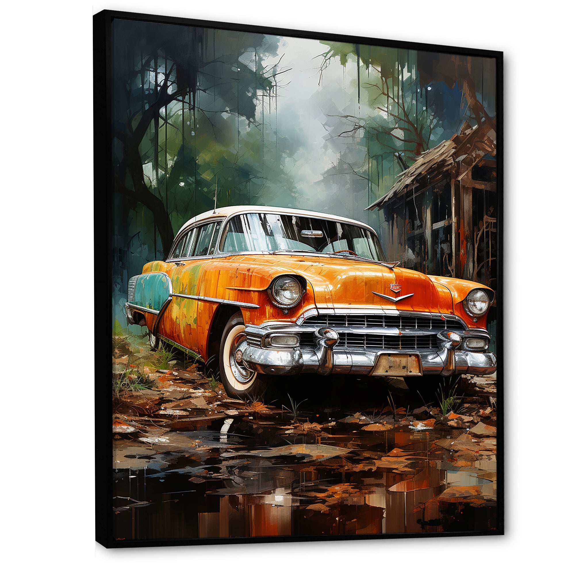 Symbolic Vintage Car Charm - Car Vintage Canvas Wall Art