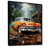 Symbolic Vintage Car Charm - Car Vintage Canvas Wall Art