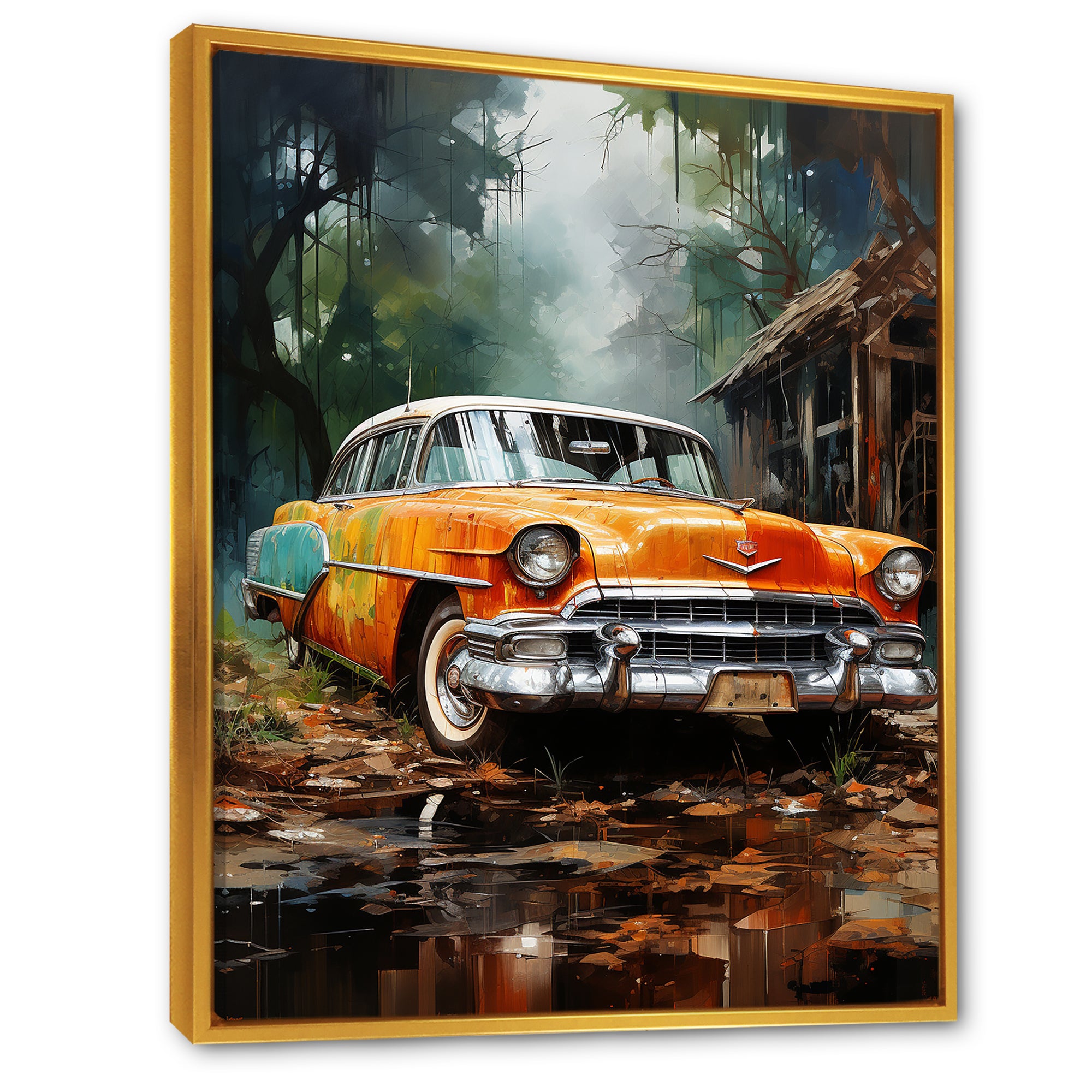 Symbolic Vintage Car Charm - Car Vintage Canvas Wall Art