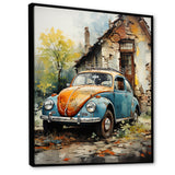 Symbolic German Car Charm - Car Vintage Canvas Wall Art