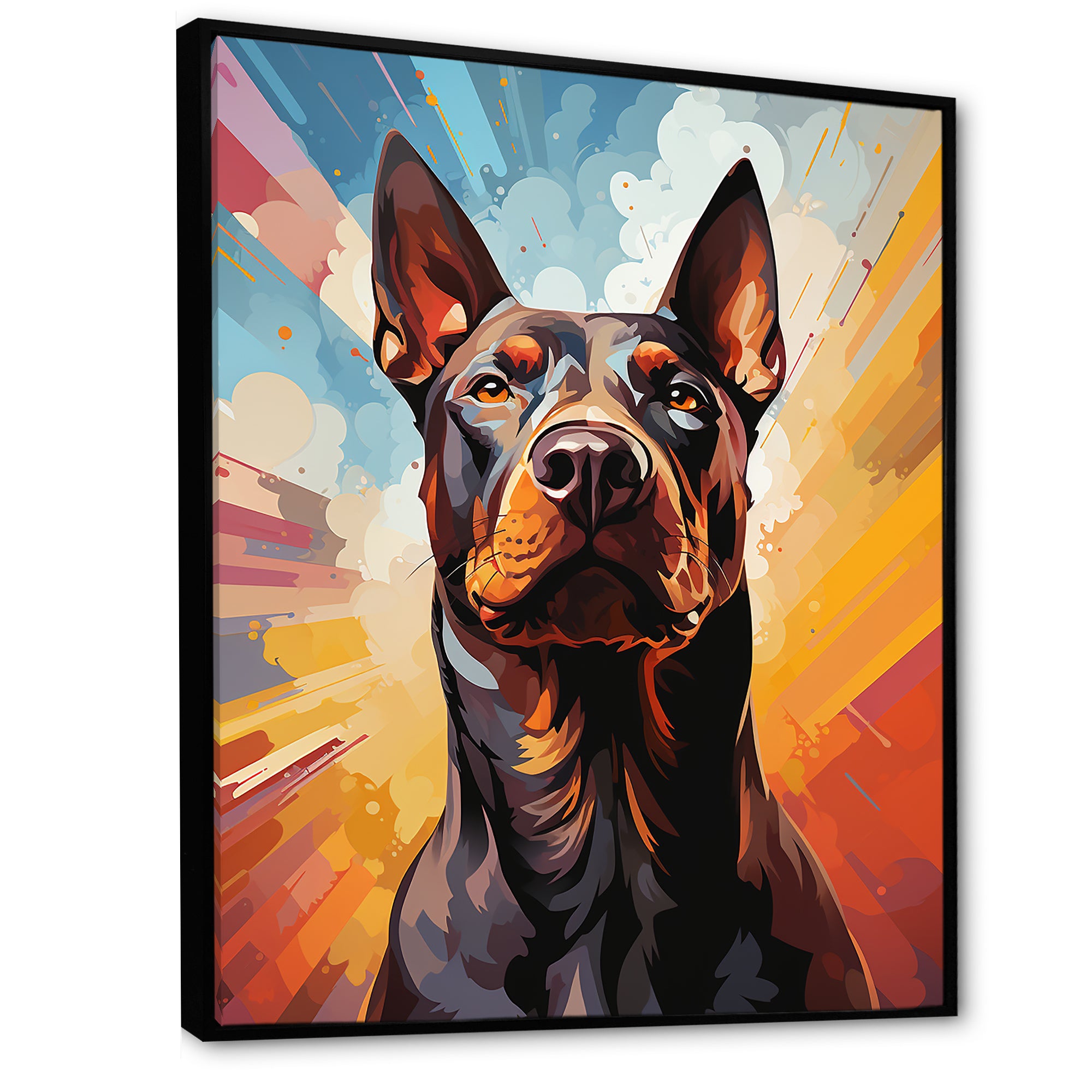 Bull Terrier Boldness - Dog Wall Art Prints