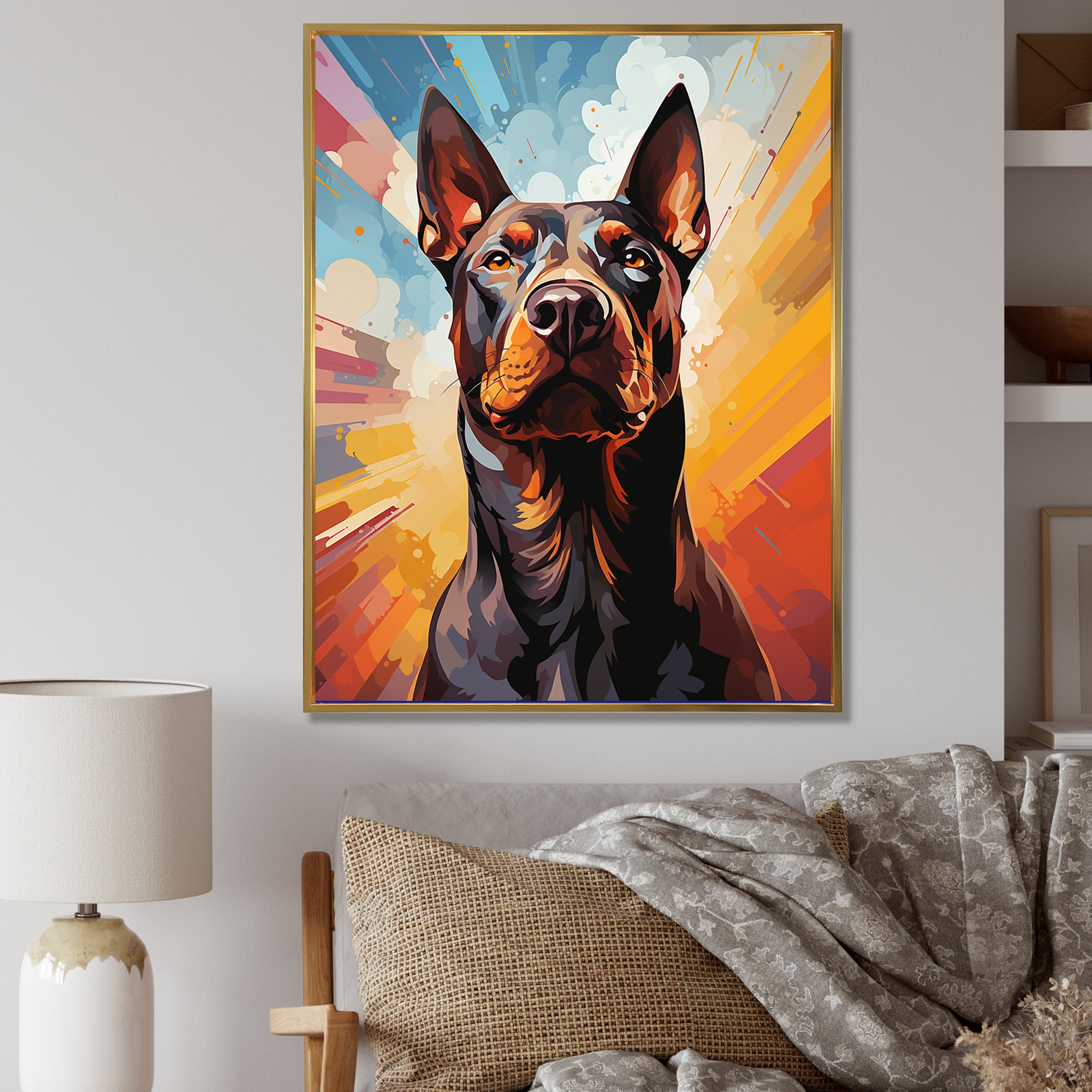 Bull Terrier Boldness - Dog Wall Art Prints