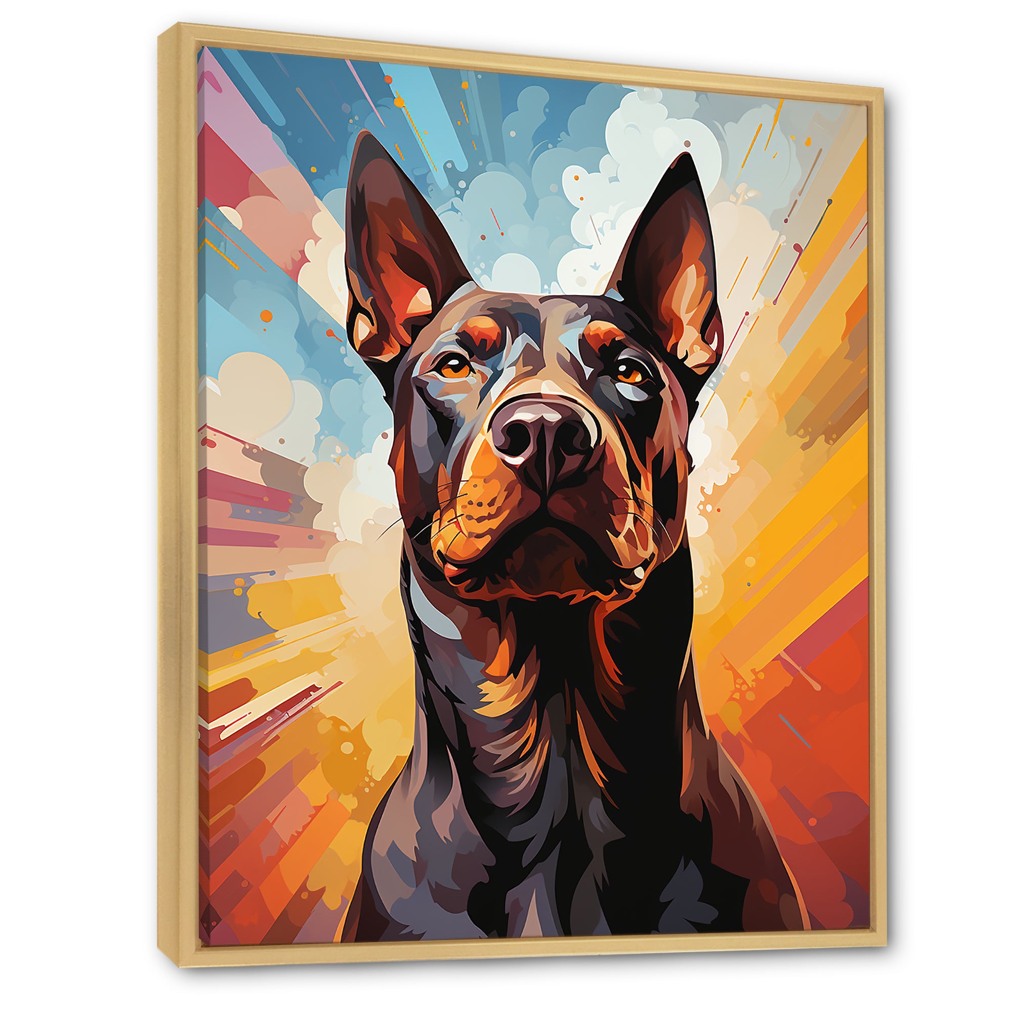 Bull Terrier Boldness - Dog Wall Art Prints