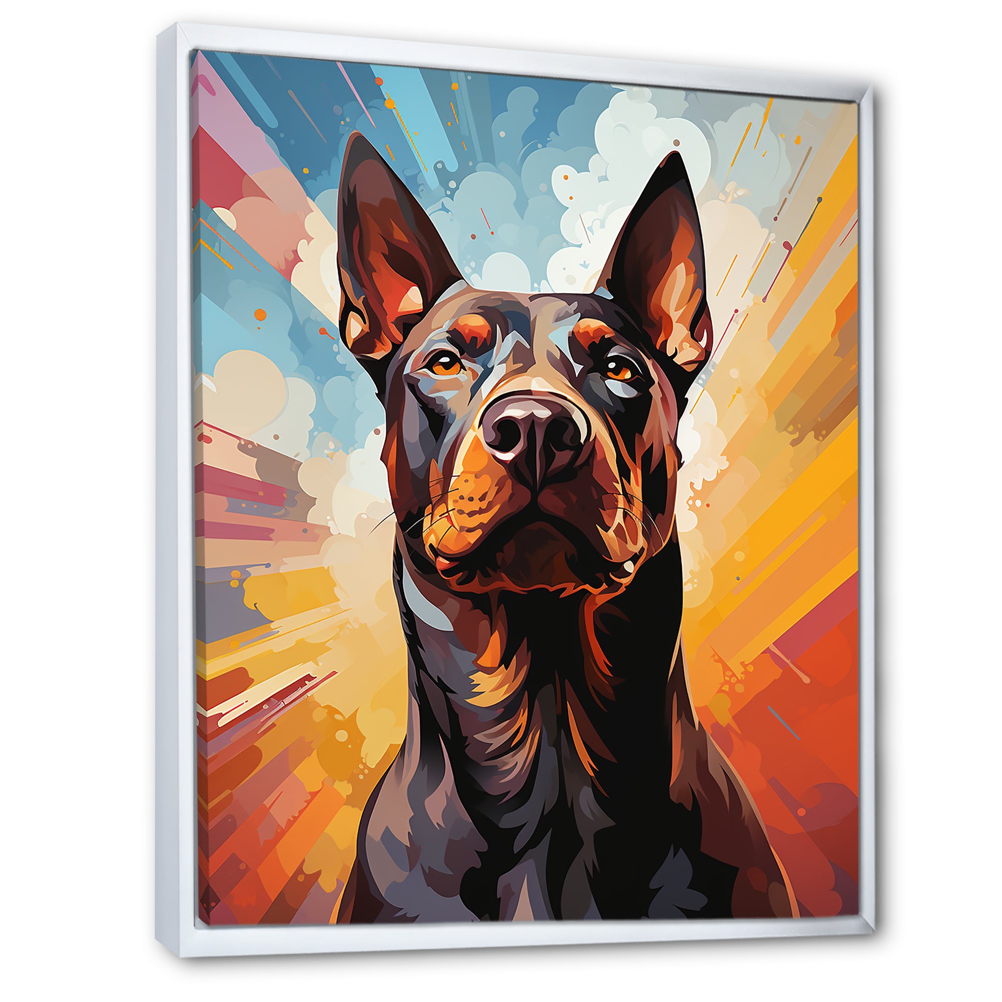 Bull Terrier Boldness - Dog Wall Art Prints