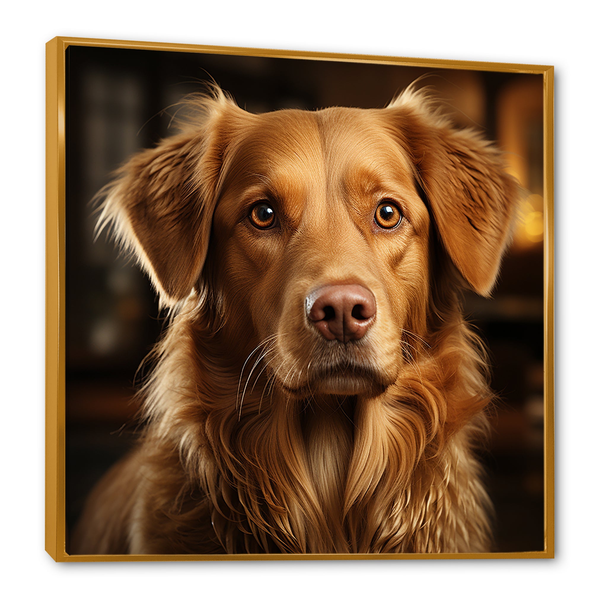 Dog Golden Grace - Brown Dog Wall Art