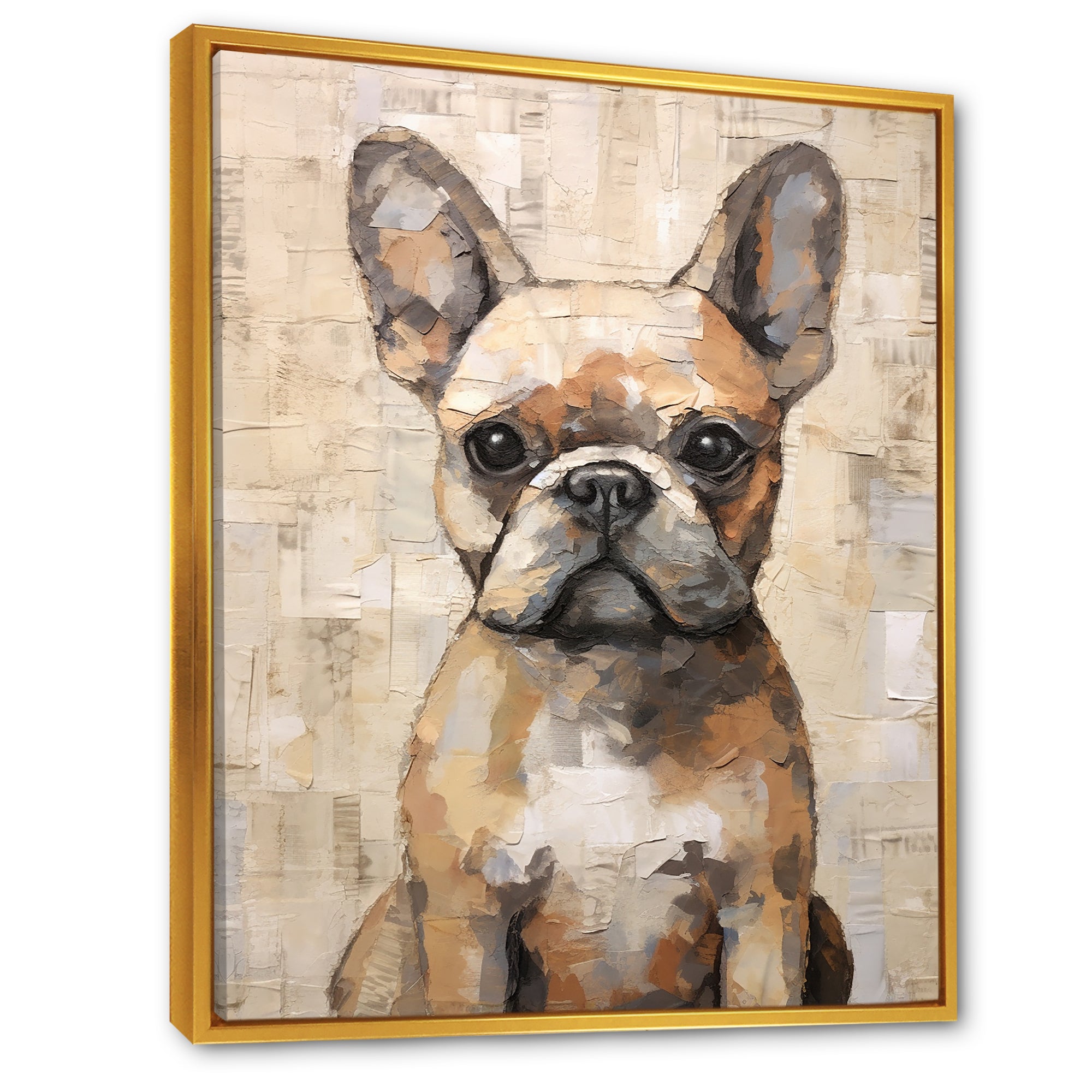 Boston Terrier Playful Portrait - Dog Wall Decor