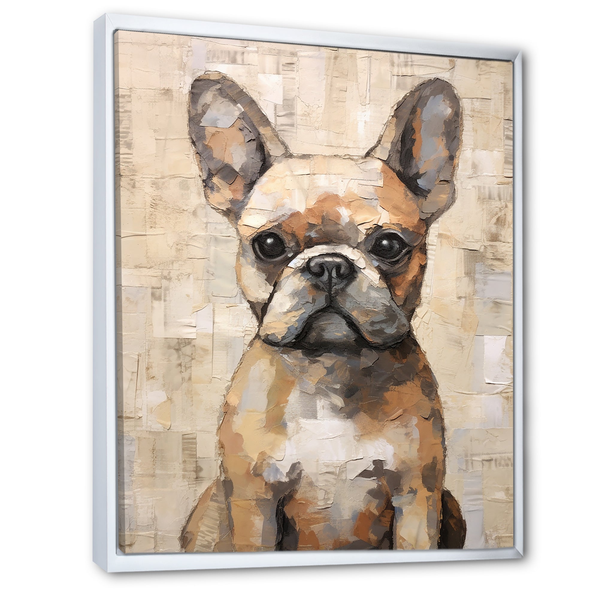 Boston Terrier Playful Portrait - Dog Wall Decor
