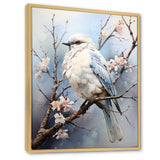 Peaceful Winged Beauty - Bird Floral Living Room Wall Art