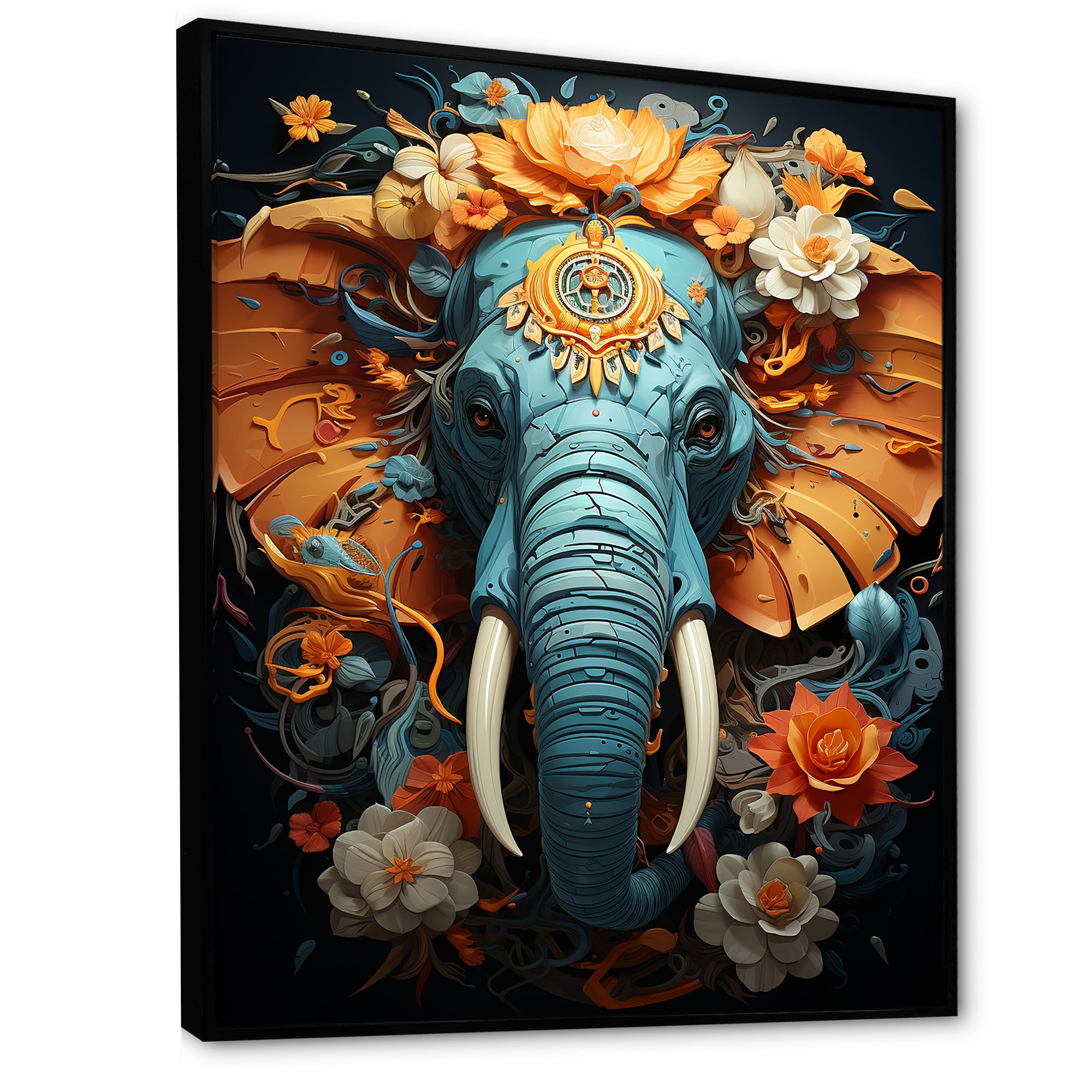 Urban Graffiti Pachyderms - Elephant Home Decor Art