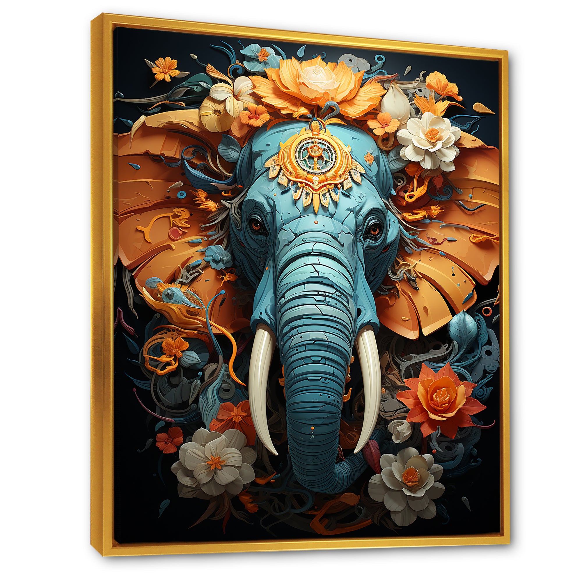 Urban Graffiti Pachyderms - Elephant Home Decor Art