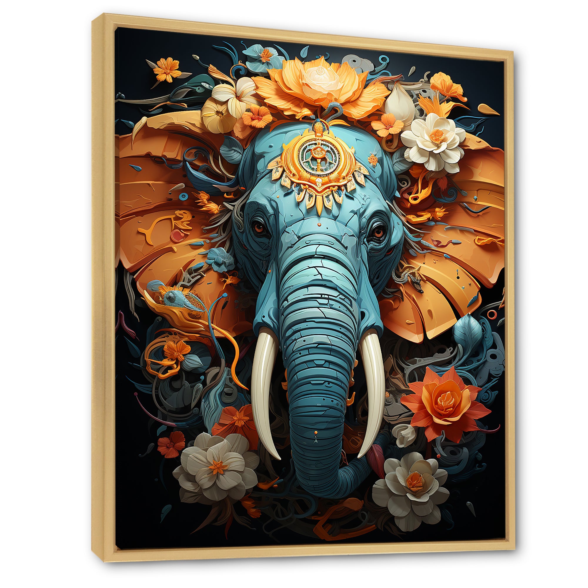 Urban Graffiti Pachyderms - Elephant Home Decor Art