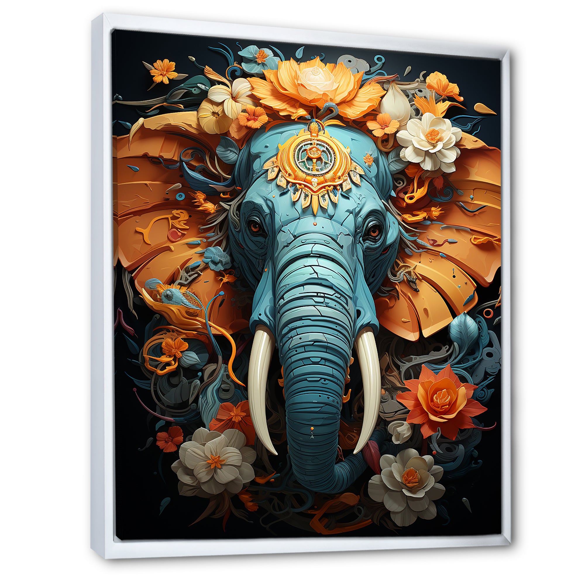 Urban Graffiti Pachyderms - Elephant Home Decor Art