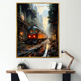 Luxurious Relaxing Train Journey I - Train Canvas Wall Art