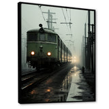 Comforting Moody Train Journey - Train Canvas Wall Art