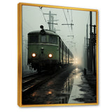 Comforting Moody Train Journey - Train Canvas Wall Art
