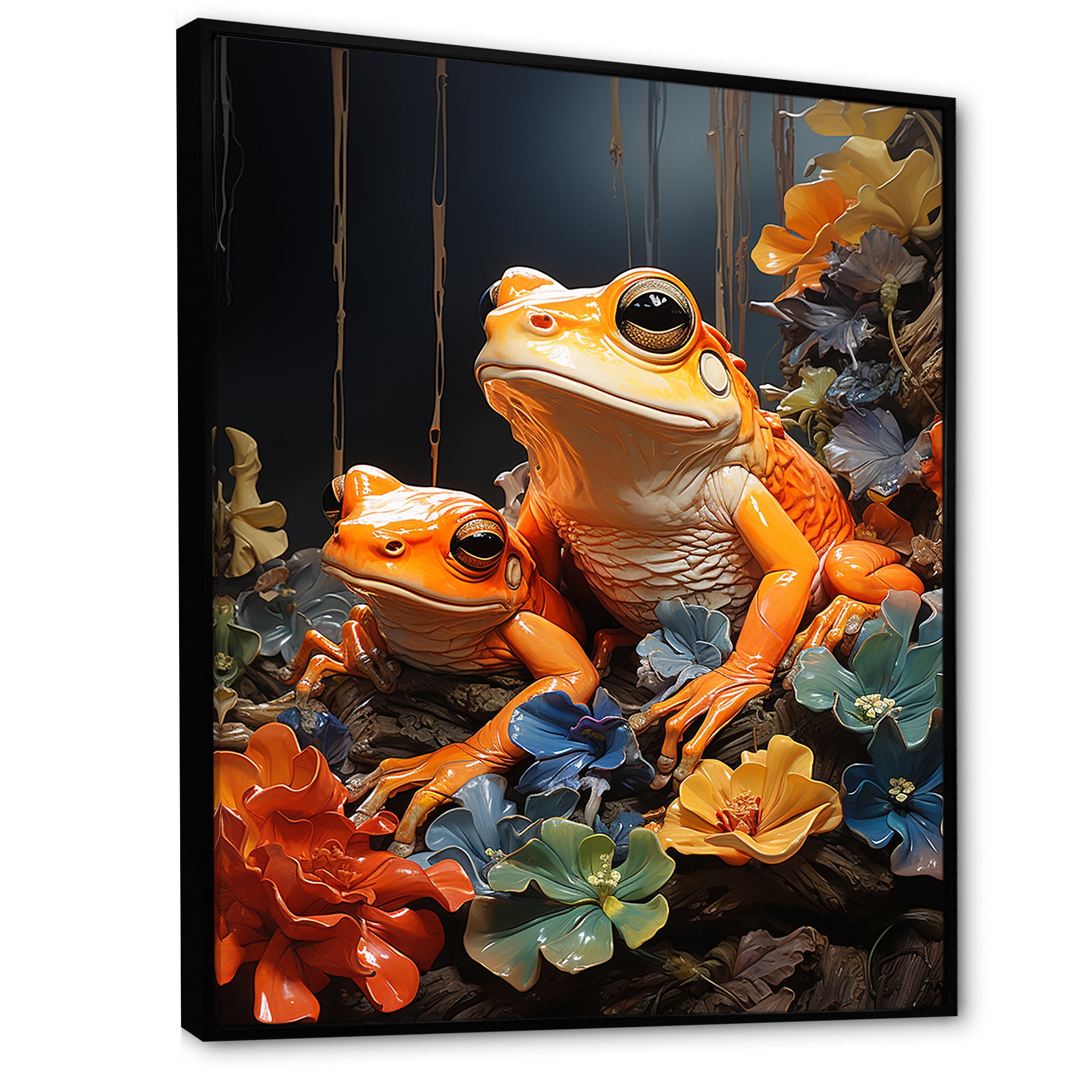 Expressionist Frog Spirit - Frog Wall Decor