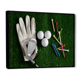 Golf Set Collage - Golf Canvas Wall Art