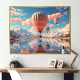 A Playful Hot Air Balloons Bliss - Hot Air Balloon Canvas Wall Art