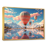 A Playful Hot Air Balloons Bliss - Hot Air Balloon Canvas Wall Art