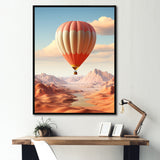 Hot Air Balloon Voyage In The Skies Harmony - Hot Air Balloon Canvas Wall Art
