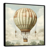 Contemporary Balloon Voyage I - Hot Air Balloon Canvas Wall Art