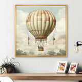 Contemporary Balloon Voyage I - Hot Air Balloon Canvas Wall Art