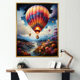 Fantasy Balloon Odyssey - Hot Air Balloon Canvas Wall Art