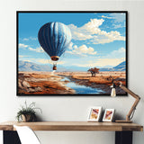 Hot Air Balloon Adventure Dessert - Hot Air Balloon Canvas Wall Art