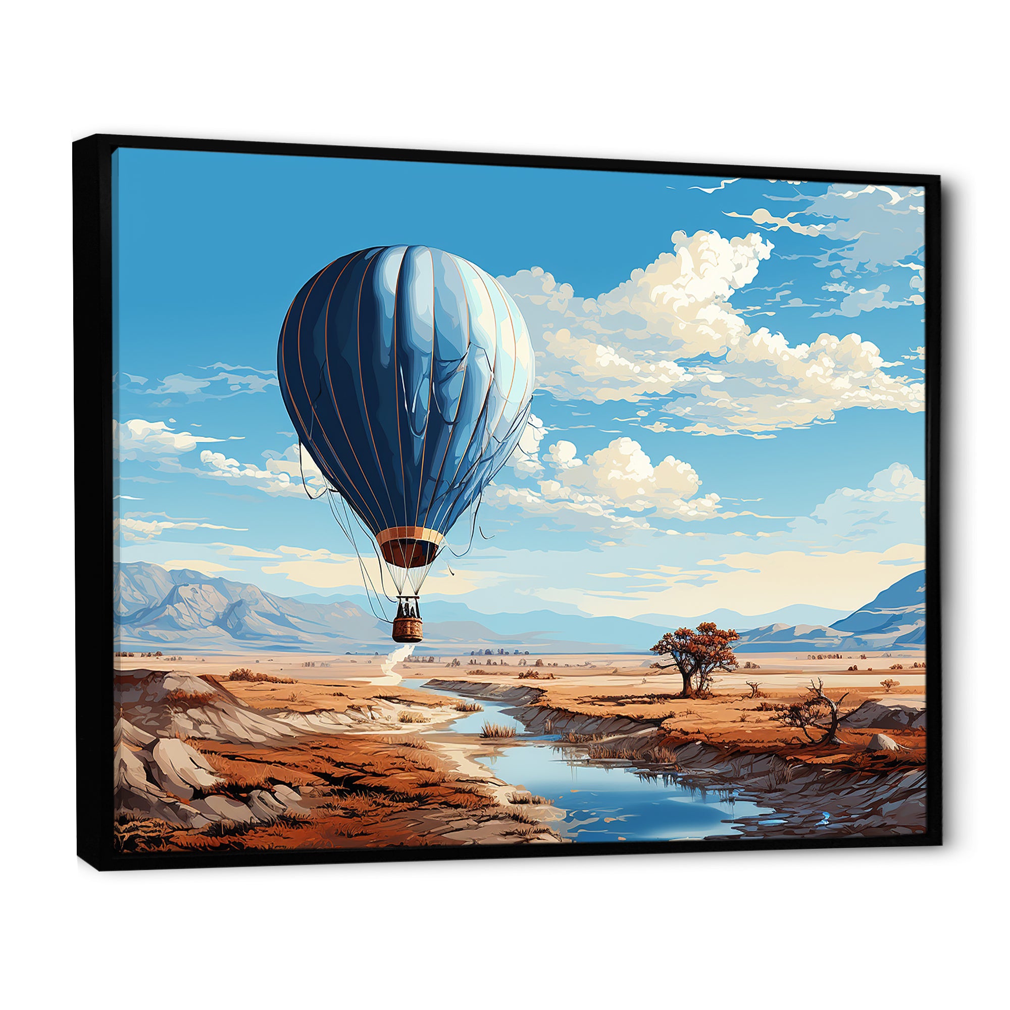 Hot Air Balloon Adventure Dessert - Hot Air Balloon Canvas Wall Art