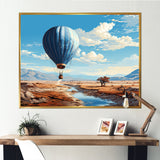 Hot Air Balloon Adventure Dessert - Hot Air Balloon Canvas Wall Art