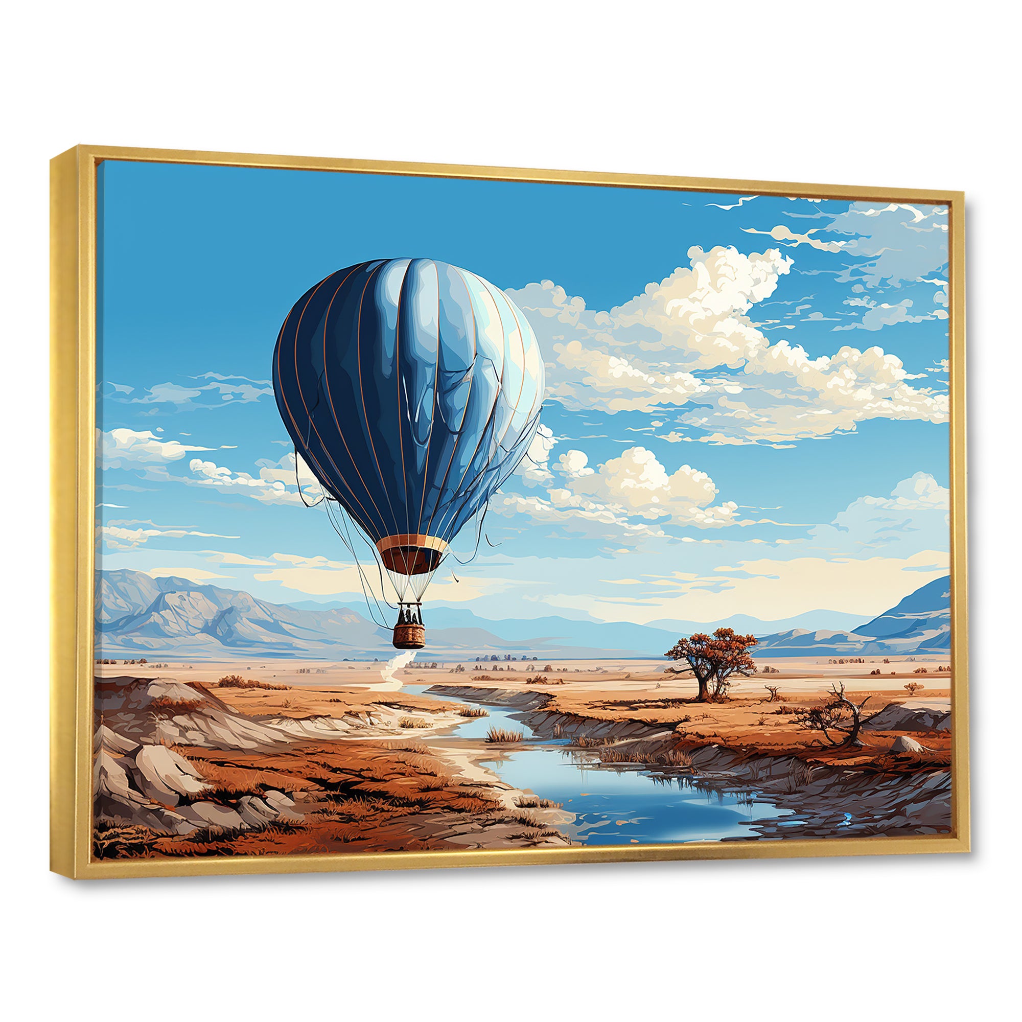 Hot Air Balloon Adventure Dessert - Hot Air Balloon Canvas Wall Art