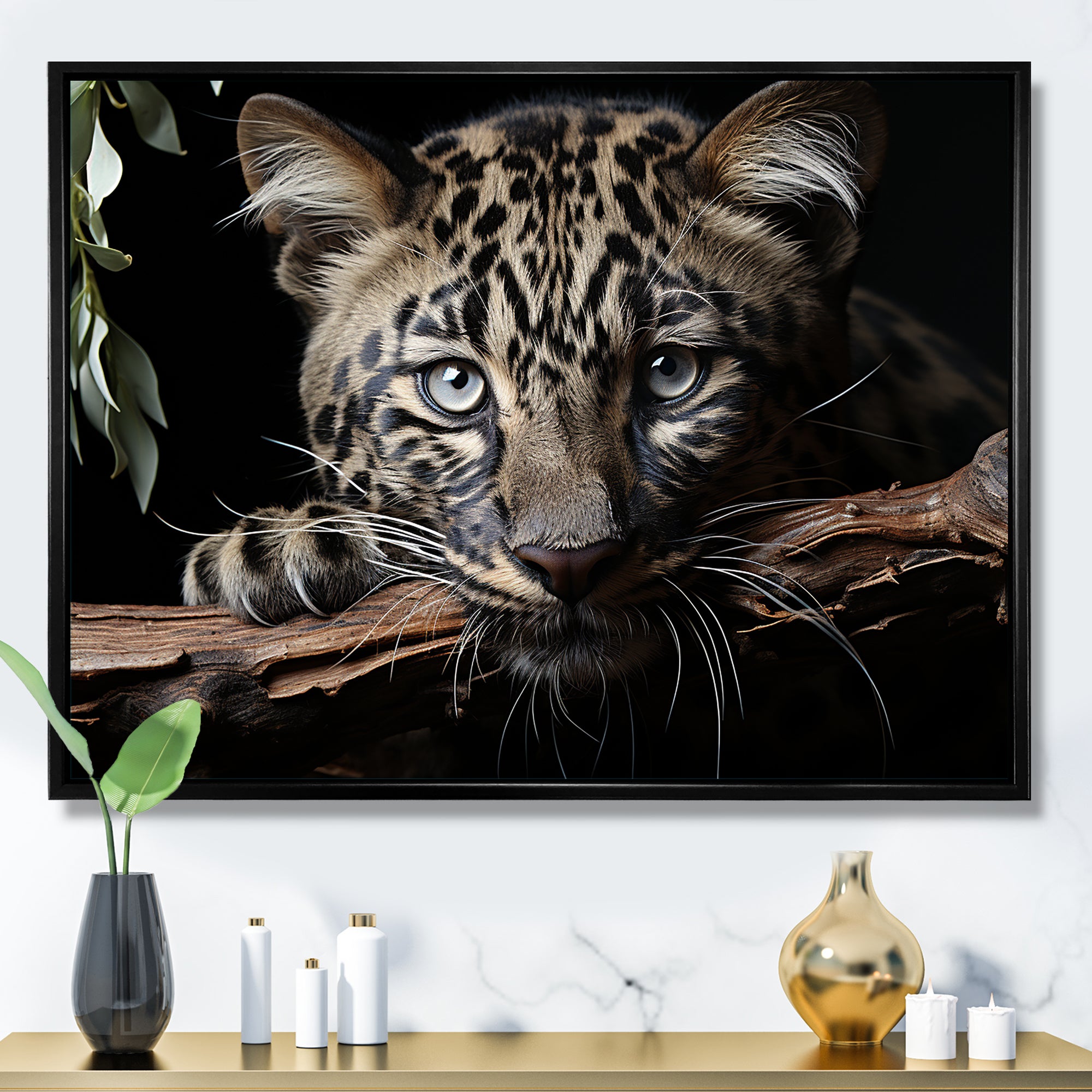 Leopards Graceful Elegance - Leopard Wall Decor