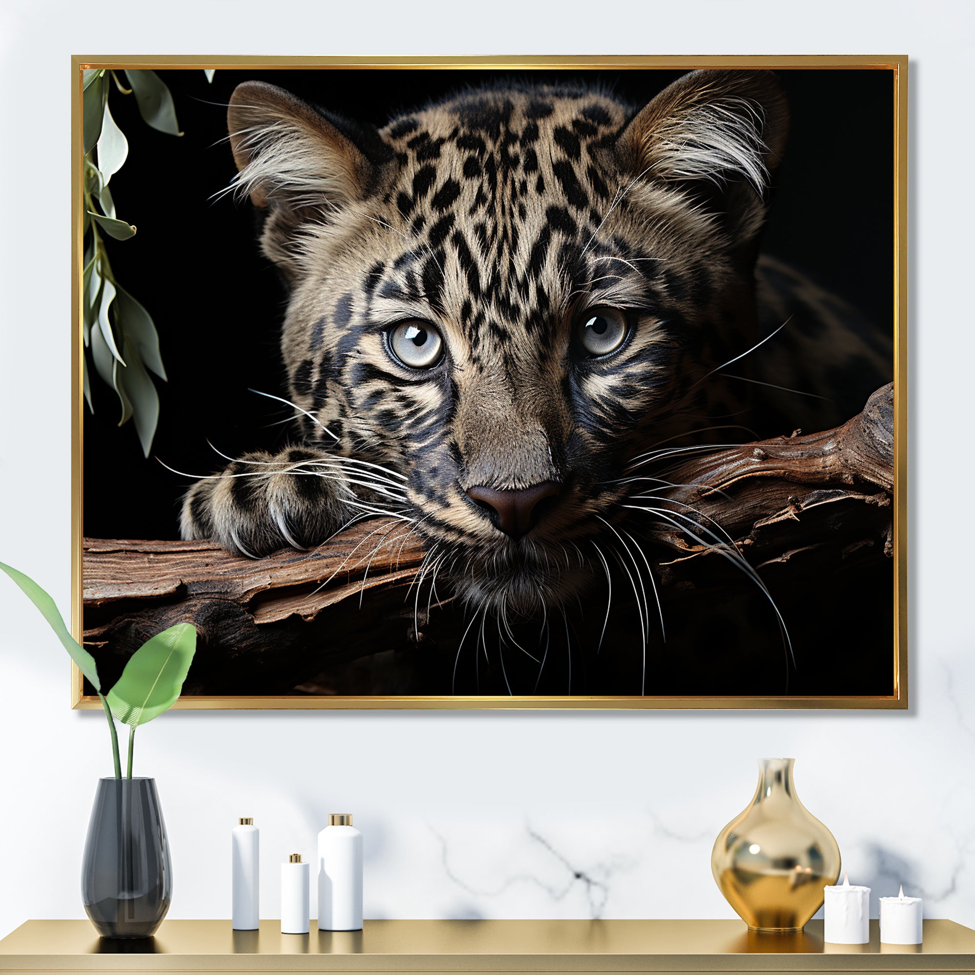 Leopards Graceful Elegance - Leopard Wall Decor