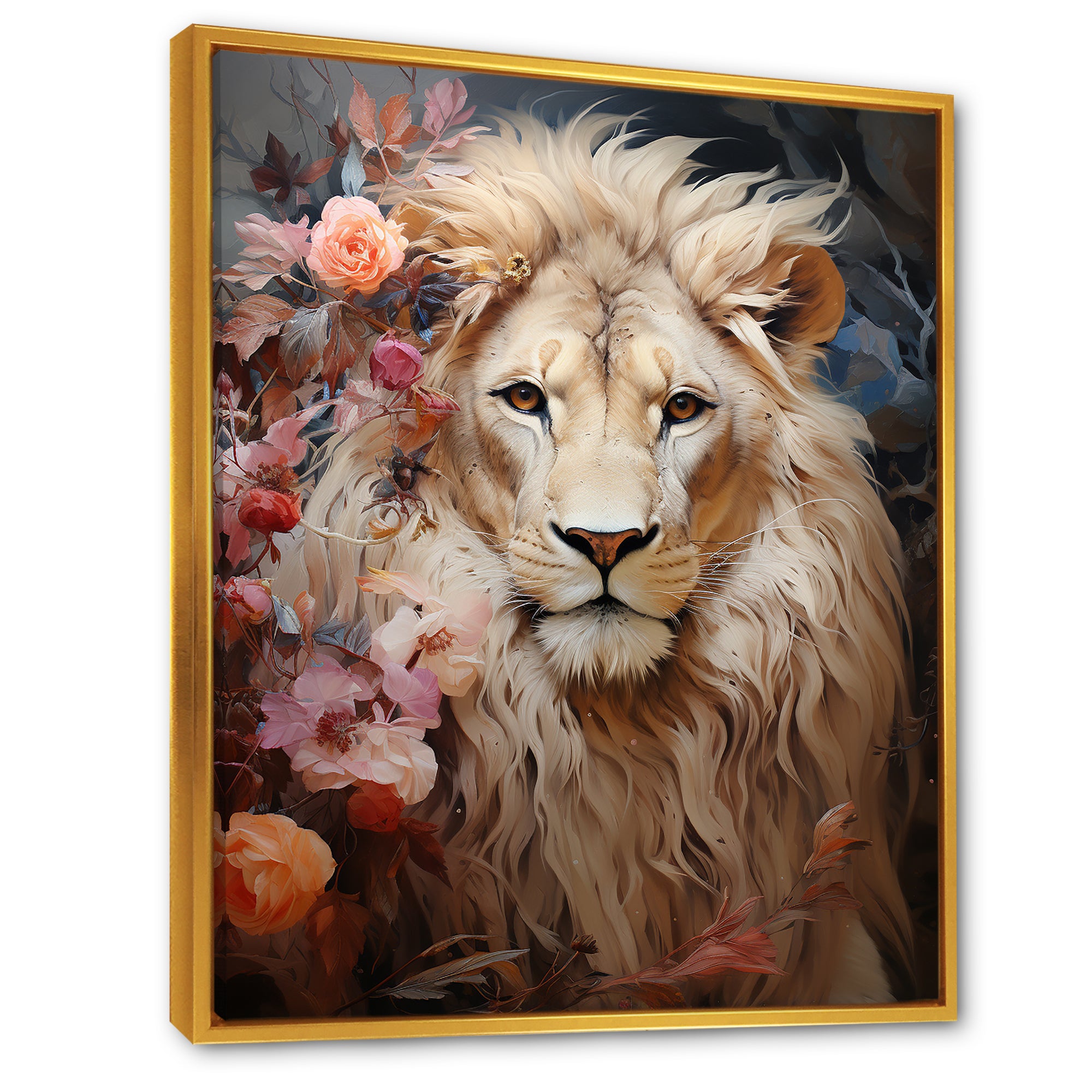 Lion Ethereal Presence Dreamy Hues - Lion Wall Art Prints