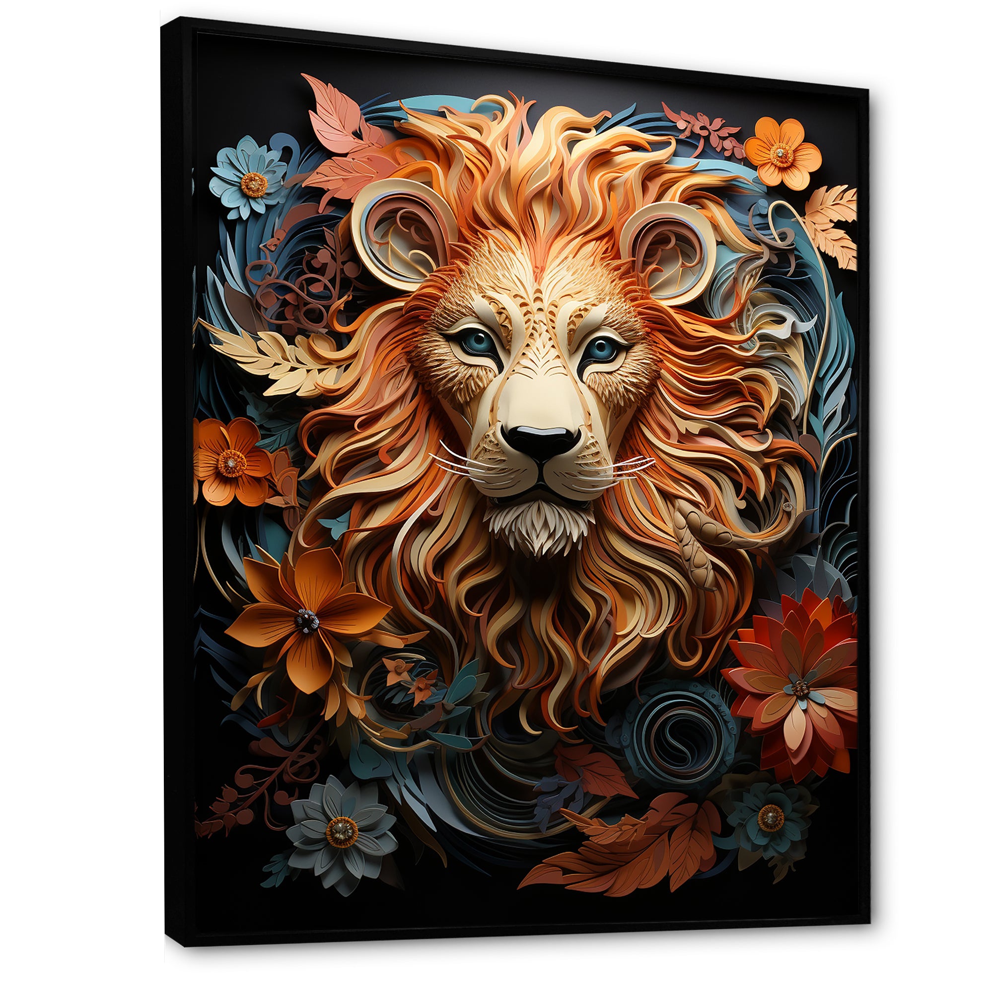 Lions Realm Dominant Presence - Lion Wall Decor