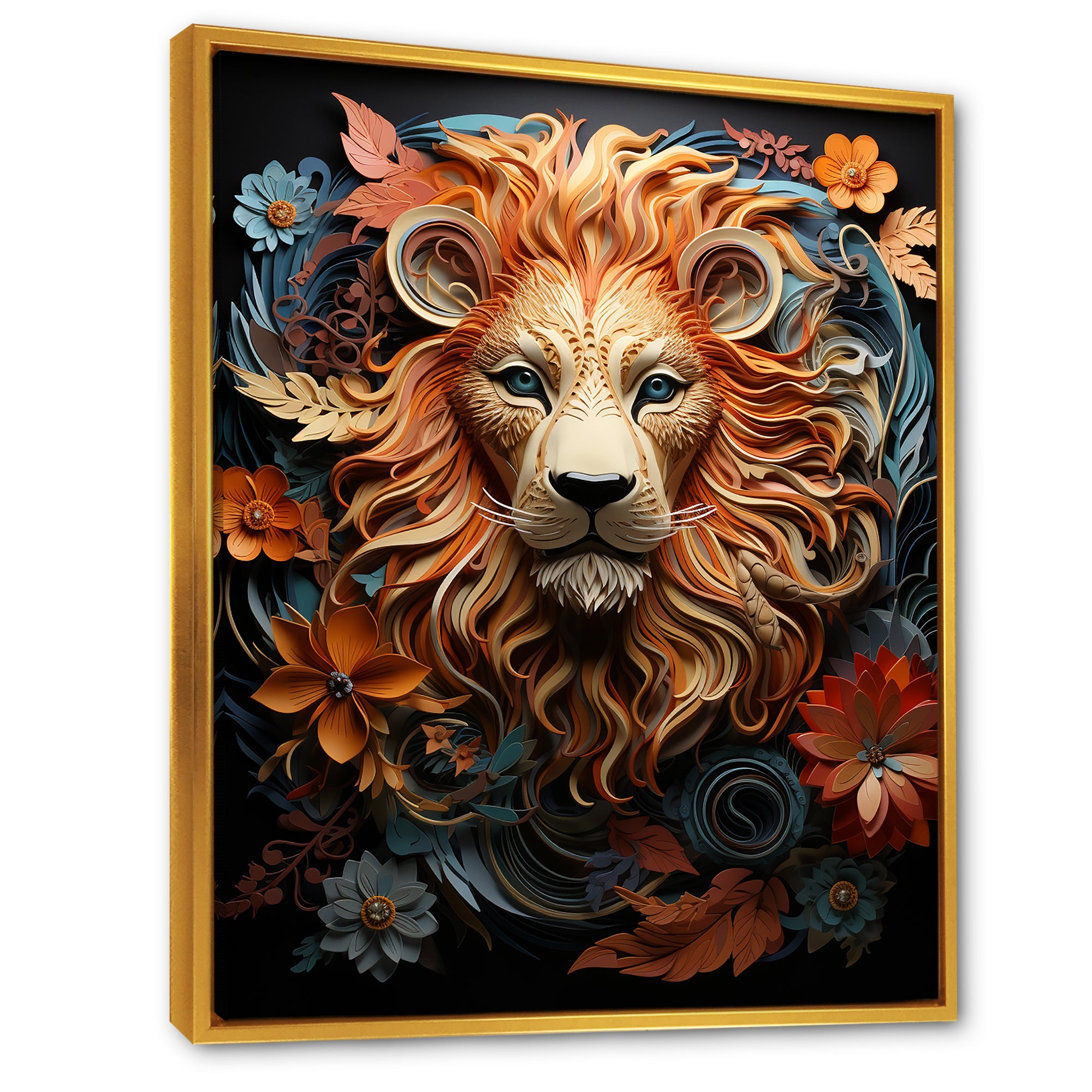 Lions Realm Dominant Presence - Lion Wall Decor