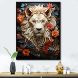 Lions Realm Dominant Blooming Presence - Lion Wall Art Prints