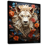 Lions Realm Dominant Blooming Presence - Lion Wall Art Prints