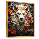 Lions Realm Dominant Blooming Presence - Lion Wall Art Prints