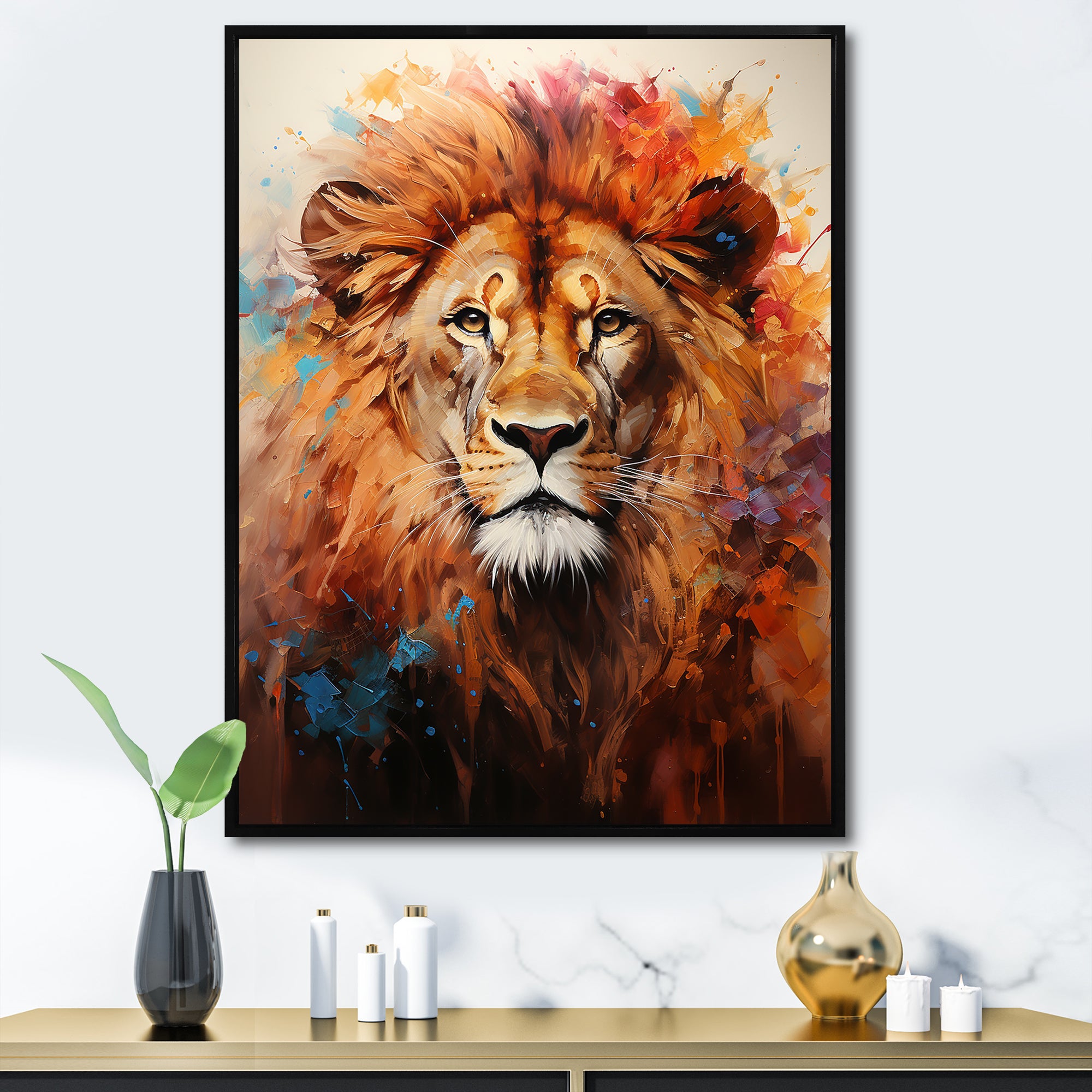 Lions Prideful Presence - Lion Wall Art Prints