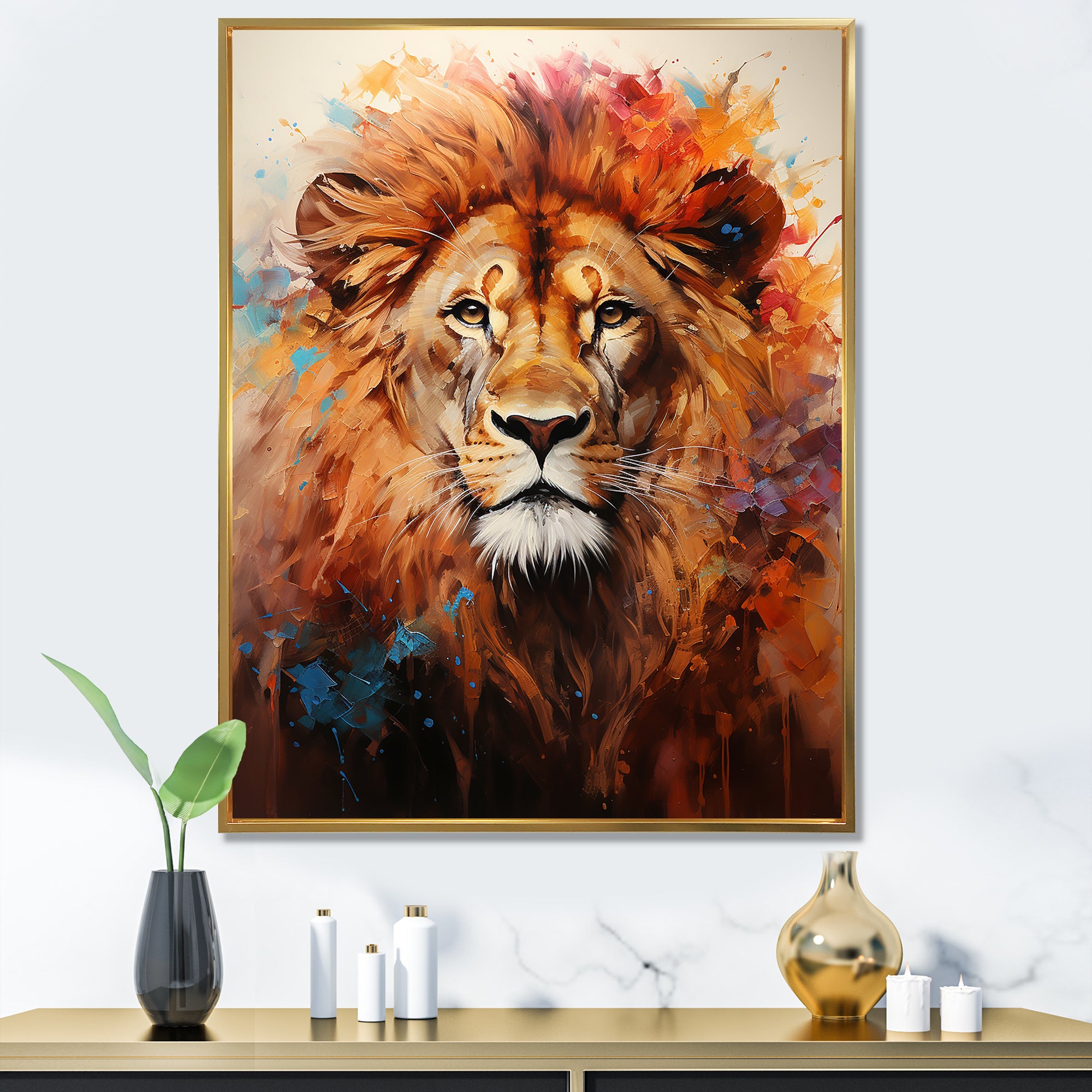 Lions Prideful Presence - Lion Wall Art Prints