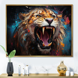 Lions Roaring Emotions - Lion Bedroom Wall Art