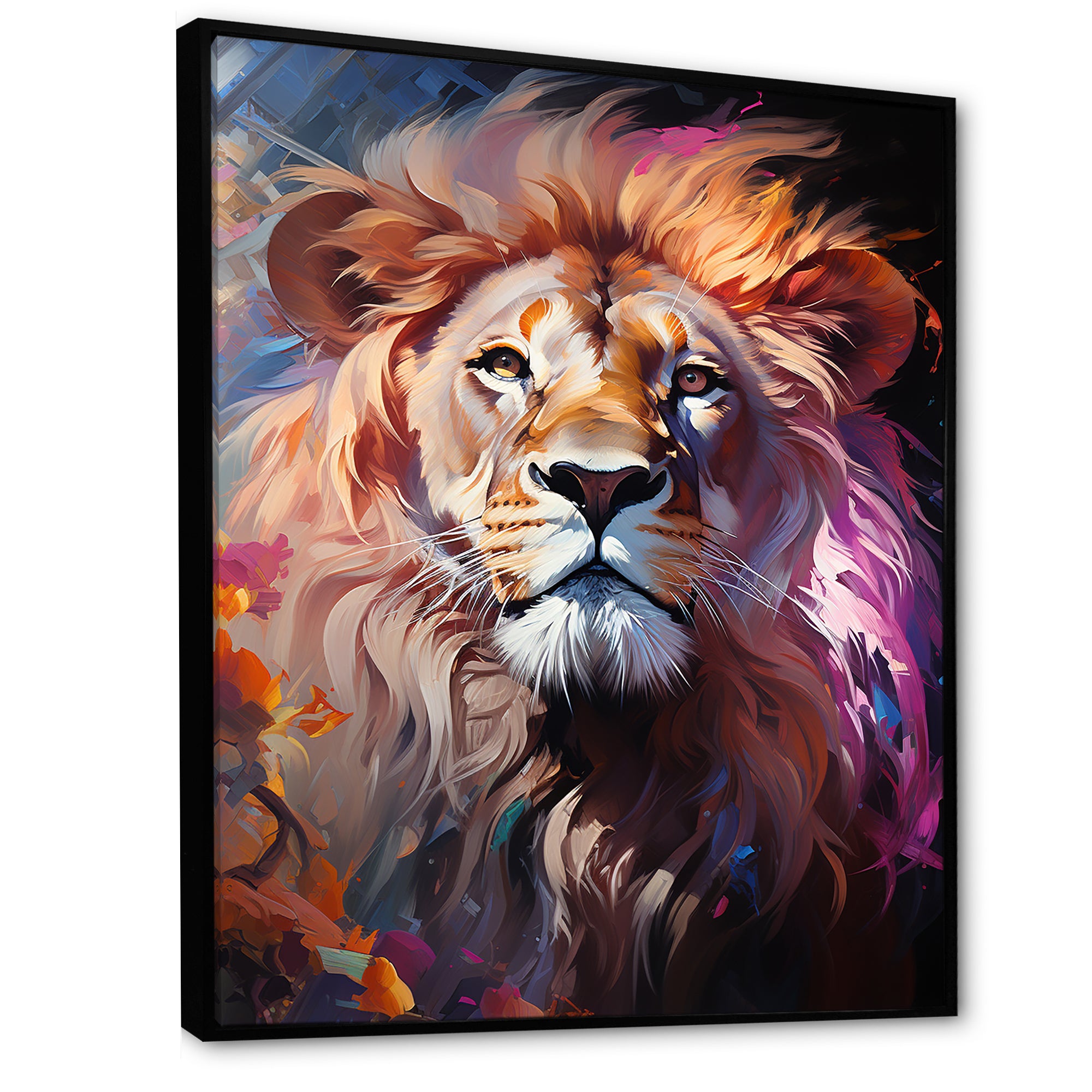 Lion Sun Kissed Mane Sovereign - Lion Wall Decor