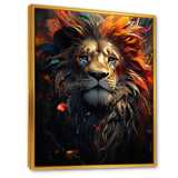 Lion Wild Essence - Lion Canvas Wall Art