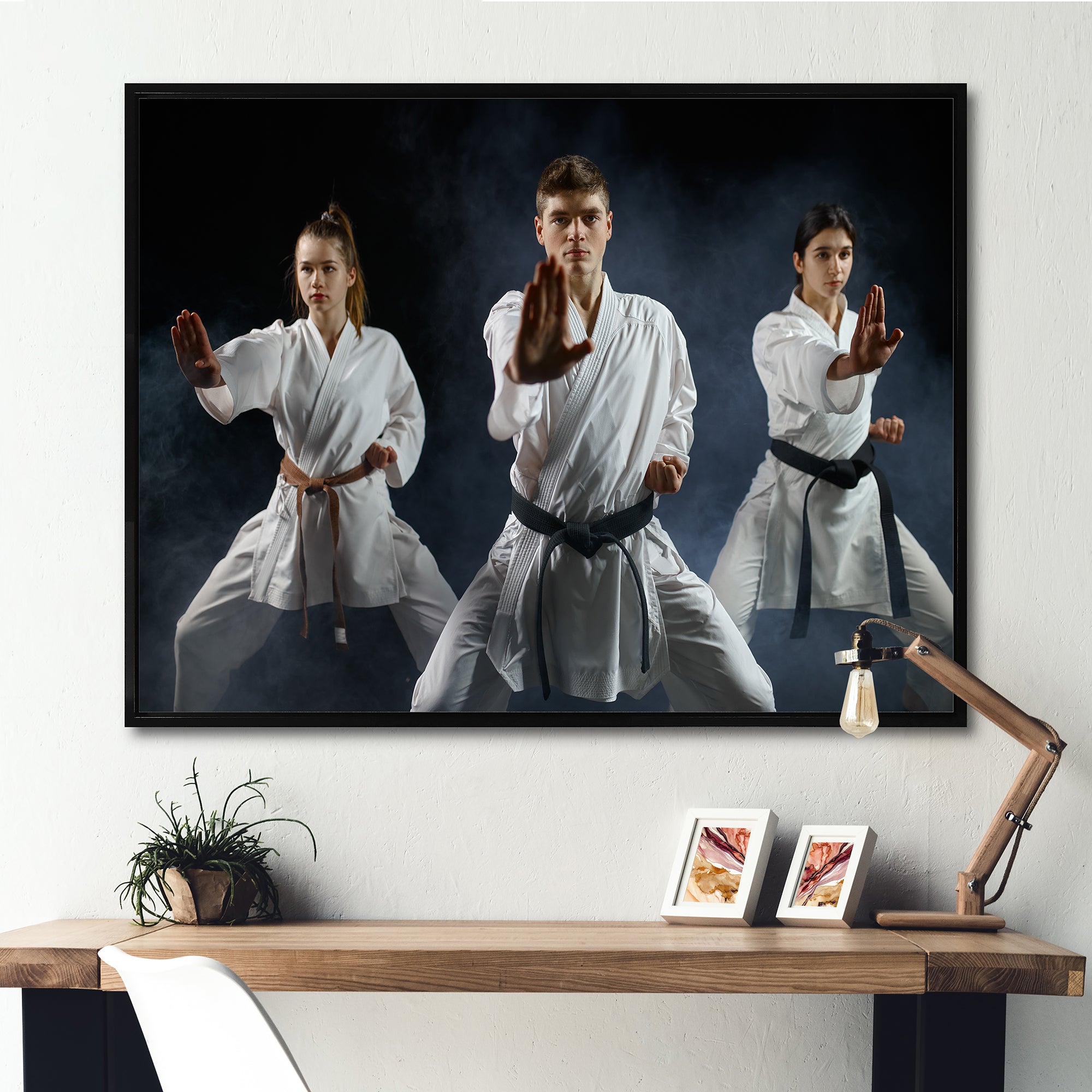 Martial Arts Fight Training Studio - Martial Arts Canvas Wall Art