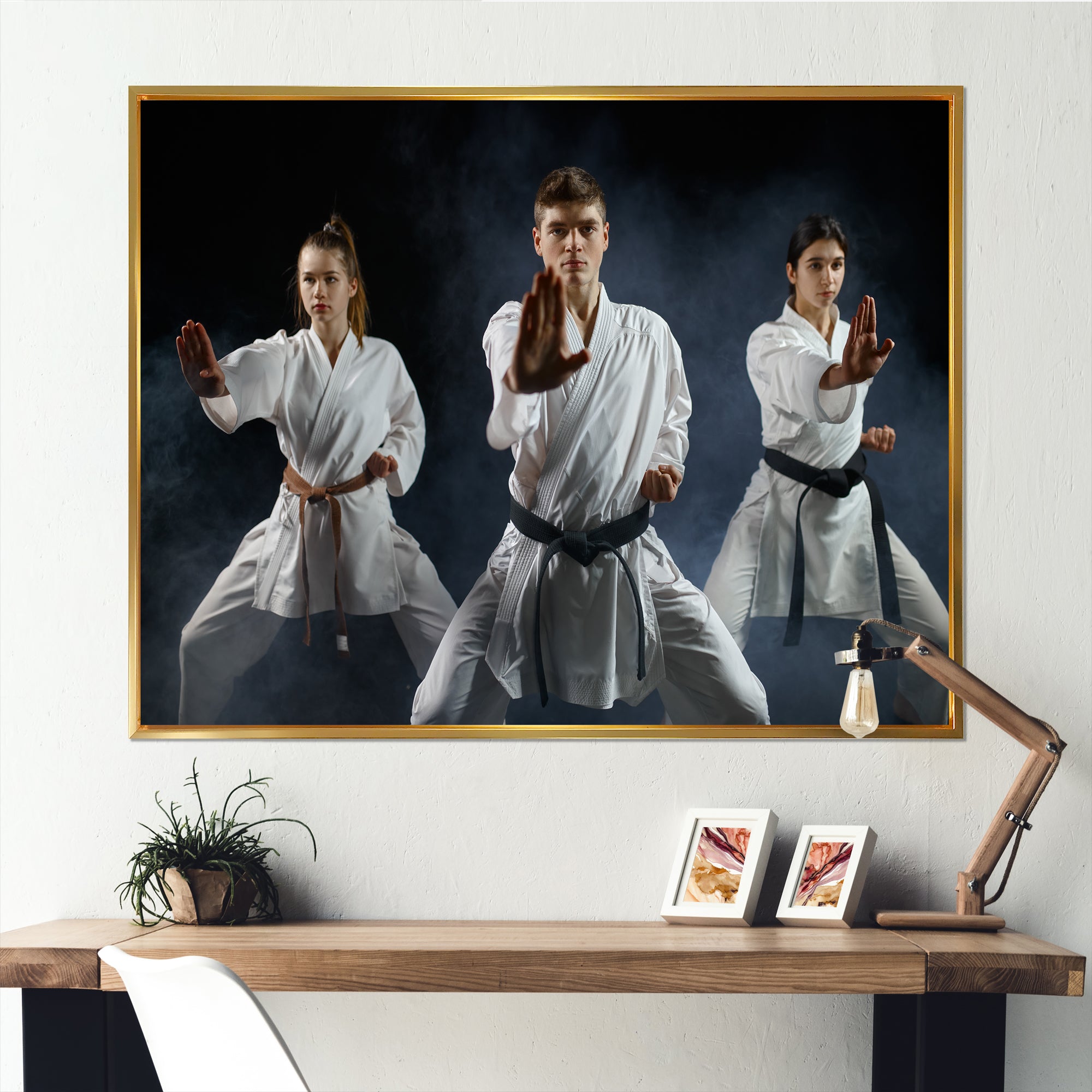 Martial Arts Fight Training Studio - Martial Arts Canvas Wall Art