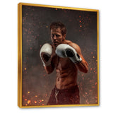 Portrait Martial Arts Fighter - Martial Arts Canvas Wall Art
