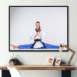 Karate Black Belt - Martial Arts Canvas Wall Art